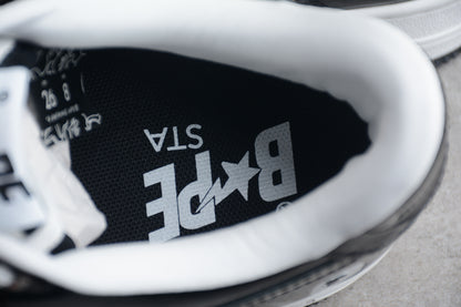 Bape Sta Schwarzes Lackleder