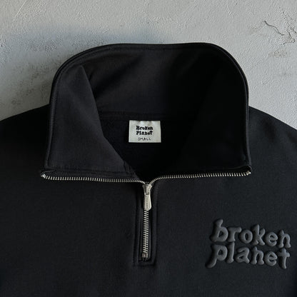 Broken Planet Basics Quarter Zip Jumper Sweater