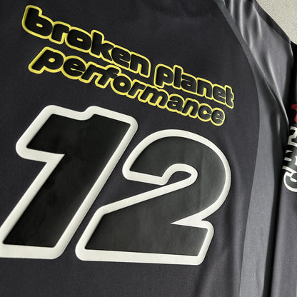 Broken Planet  Football Long Sleeve Tee