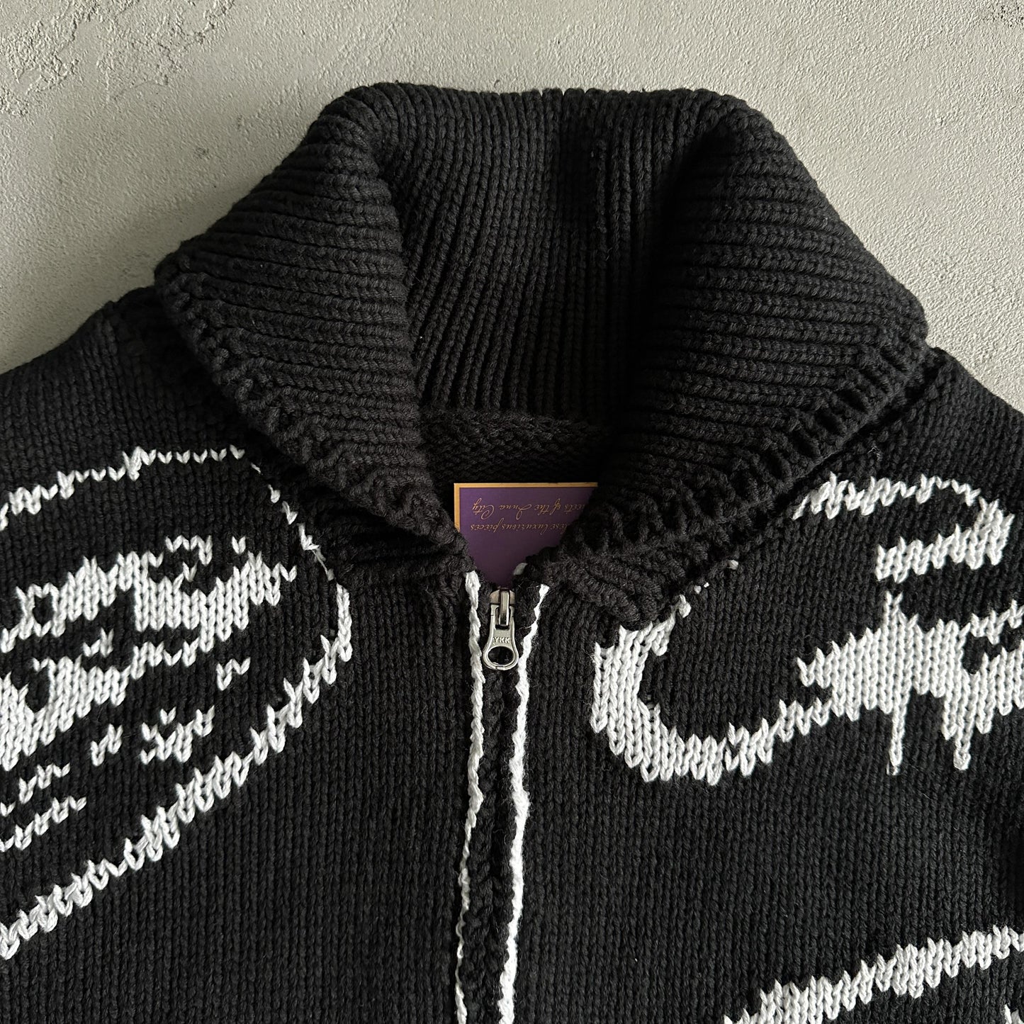 Corteiz schwerer Jacquard-Strickpullover