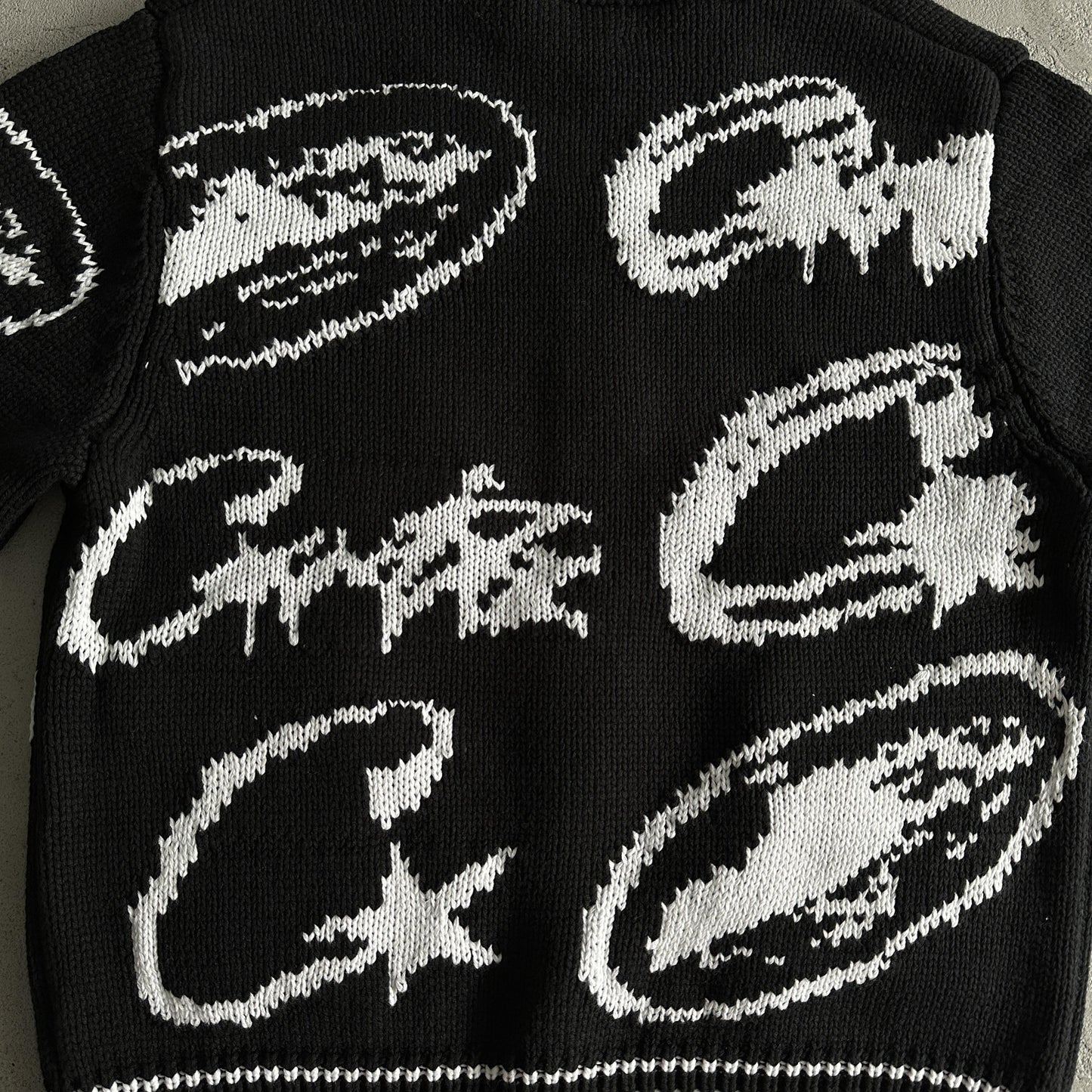 Corteiz schwerer Jacquard-Strickpullover