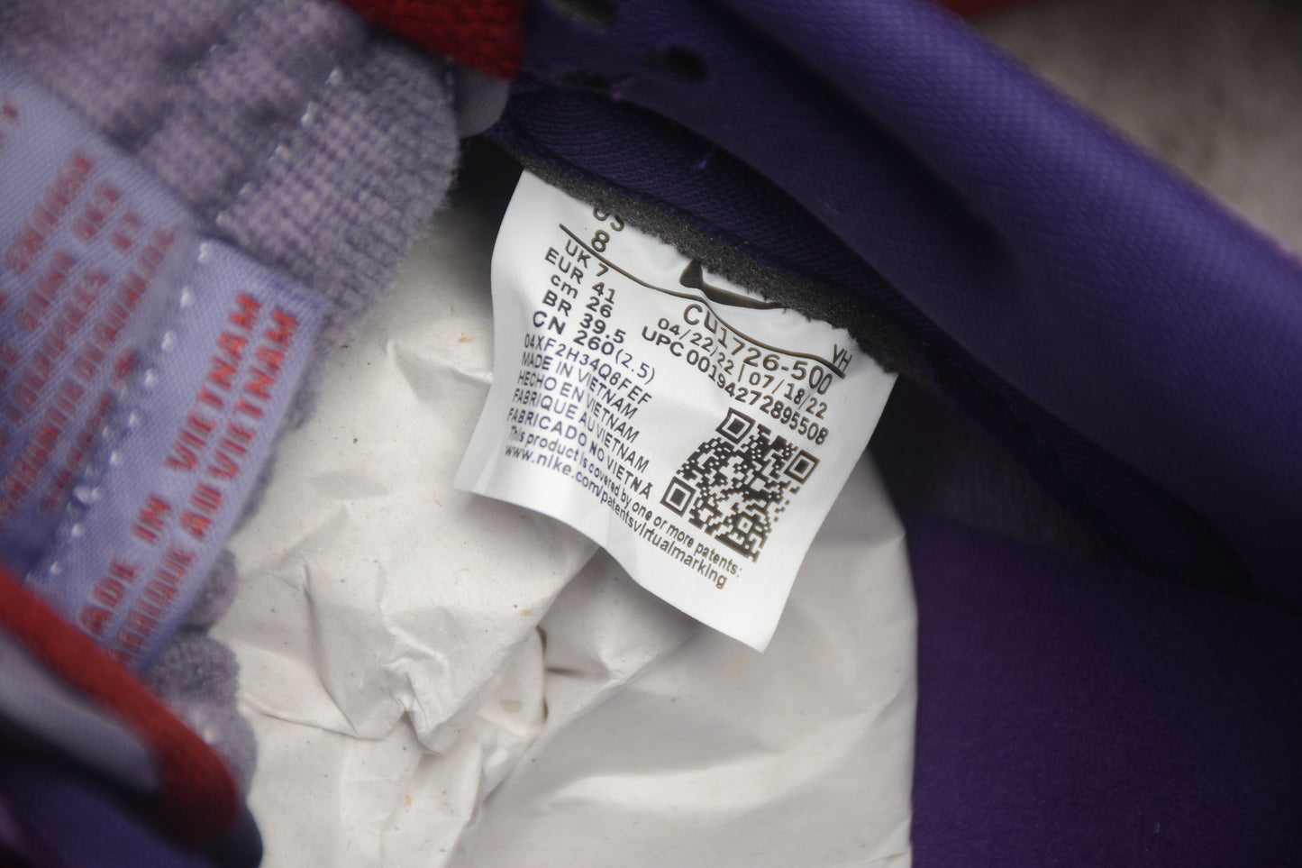 Nike Dunk Low Retro Vol. 1 SP Plum