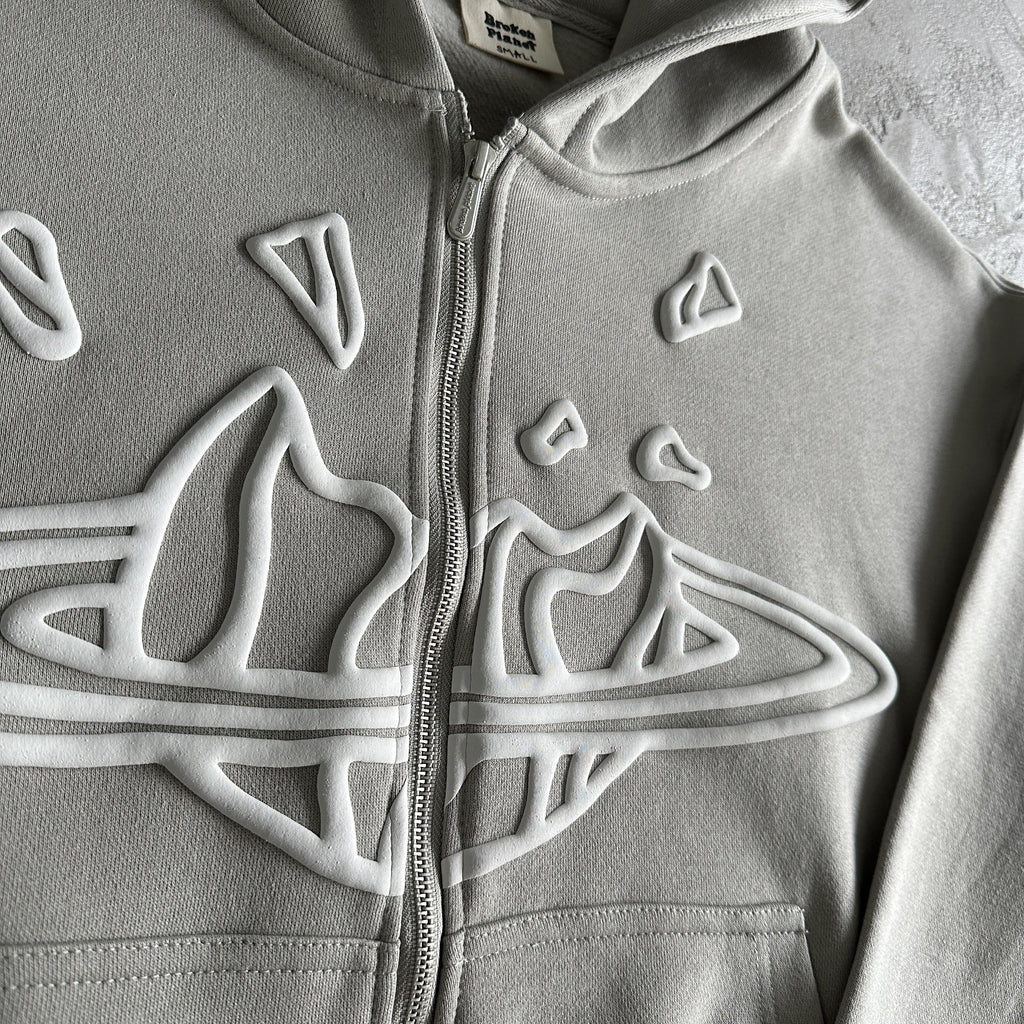 Broken P Zip Up  Suit