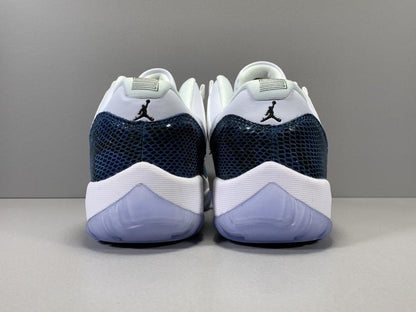 Jordan 11 Low "Navy Snakeskin"