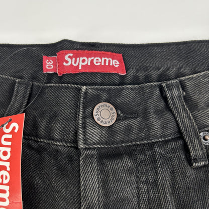 Supreme Baggy Jeans Distressed Loose Fit Selvedge