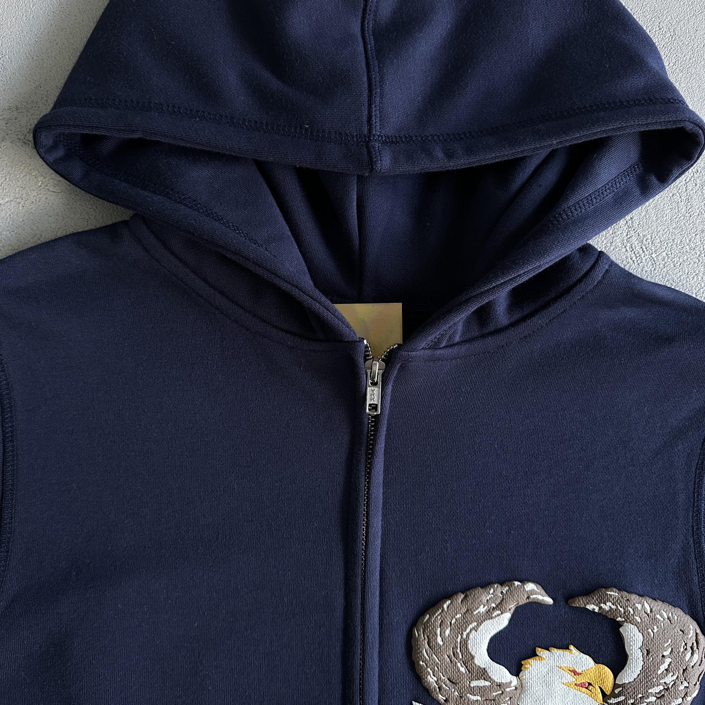 Corteiz Hoodie mit dreidimensionalem Adlerprint