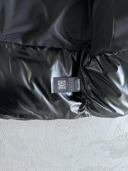 Trapstar Irongate Steppjacke mit Prägung, Schwarz