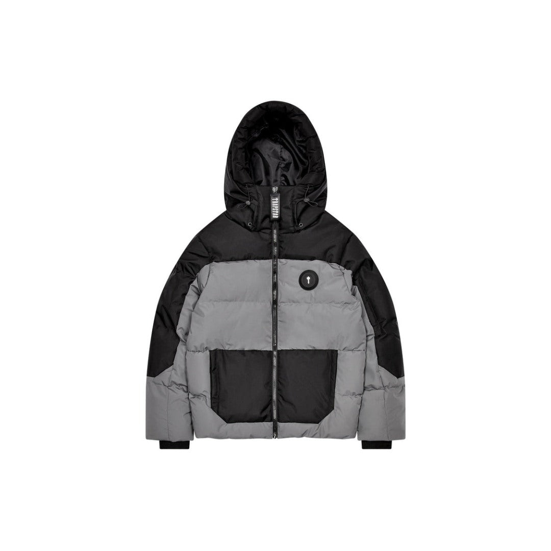 Trapstar Decoded Arch Steppjacke Schwarz Grau