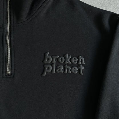Broken Planet Basics Quarter Zip Jumper Sweater