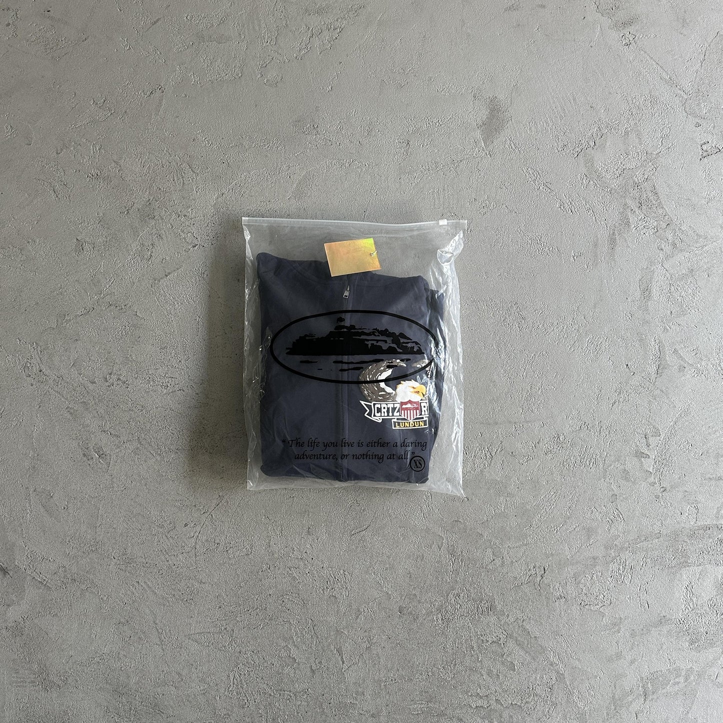 Corteiz Hoodie mit dreidimensionalem Adlerprint