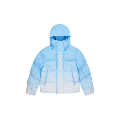 Trapstar Decoded 2.0 Kapuzen-Steppjacke Himmelblau