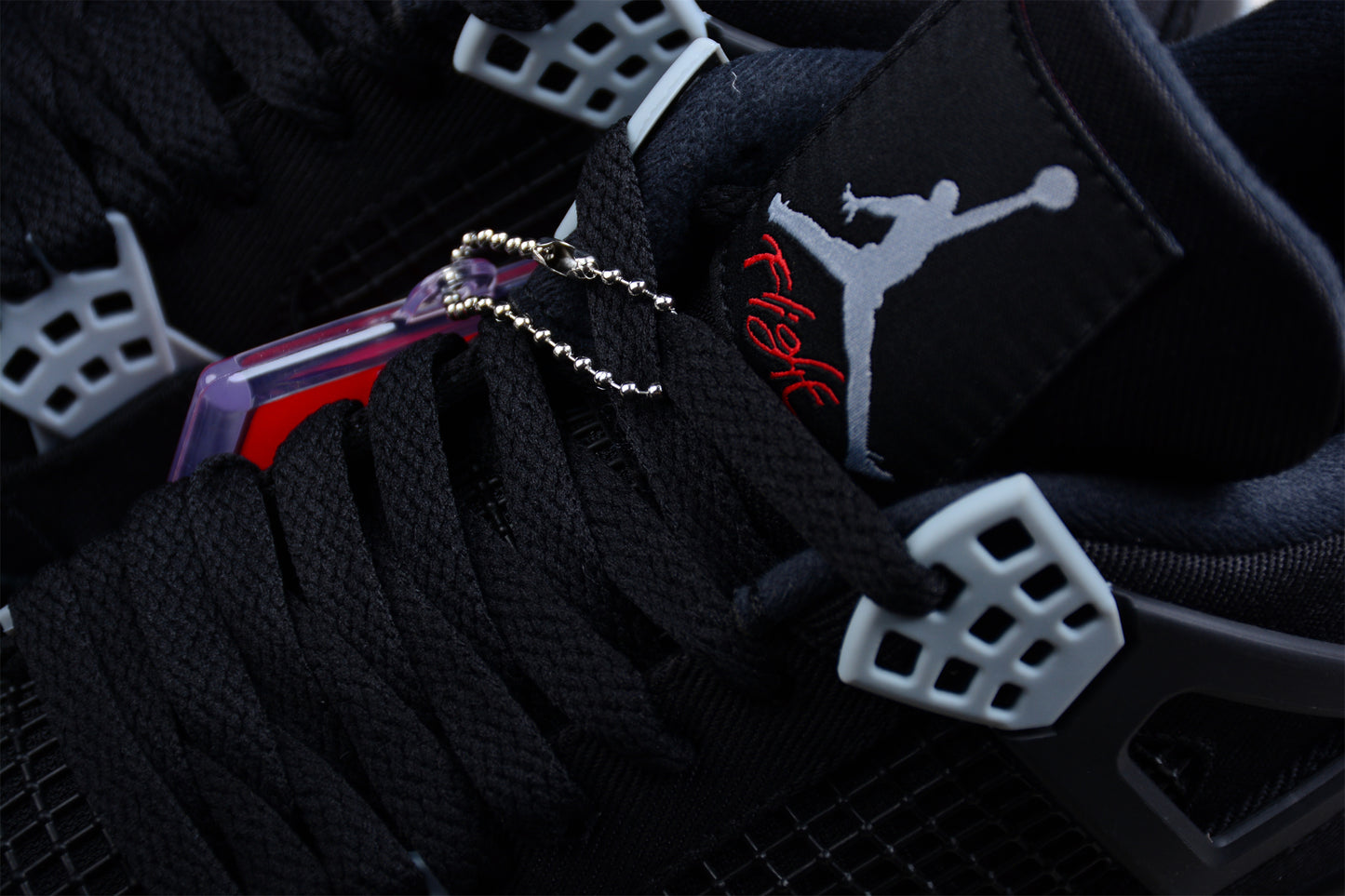 AJ4 Retro "Black Canvas"