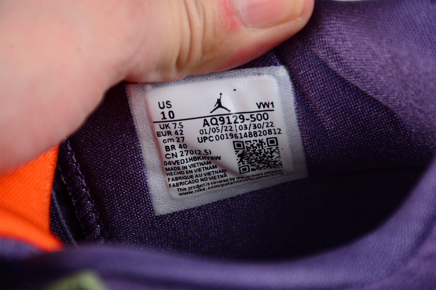 AJ4 Canyon Purple