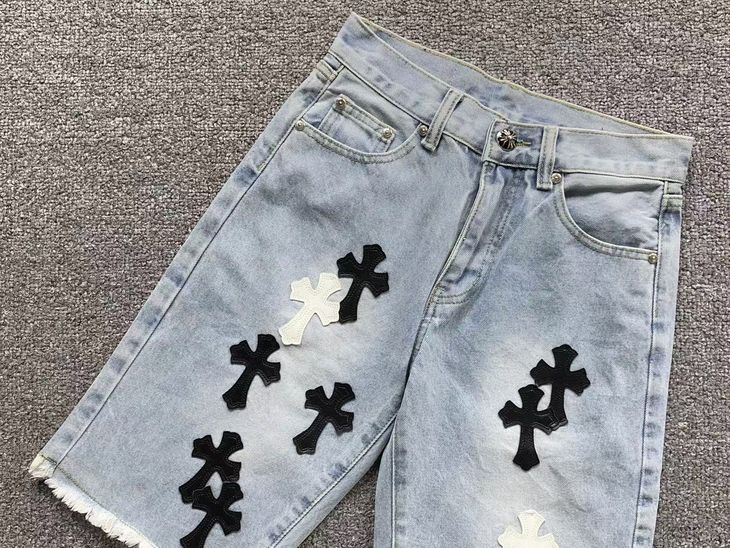 Chrome Hearts Jeans Shorts