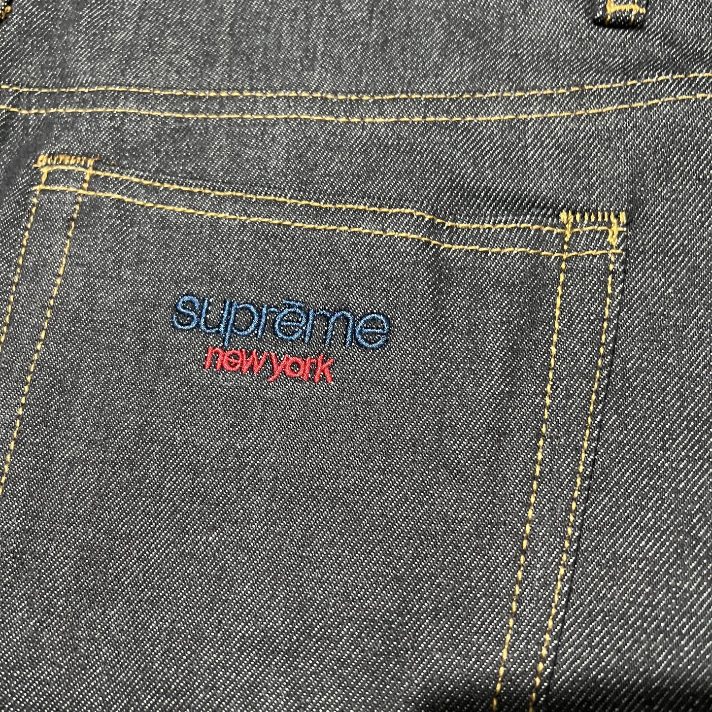 Supreme Baggy Jeans Black Copper Wire