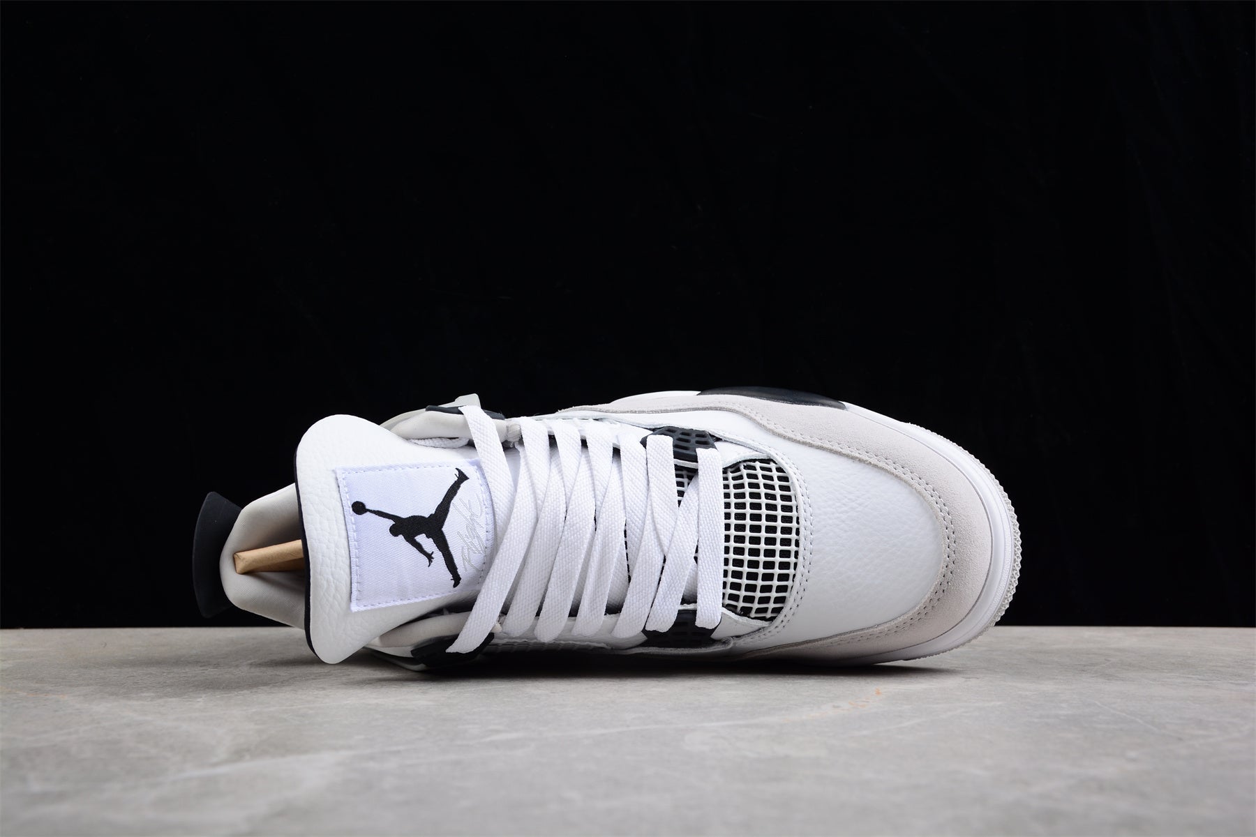 AJ 4 Military Black