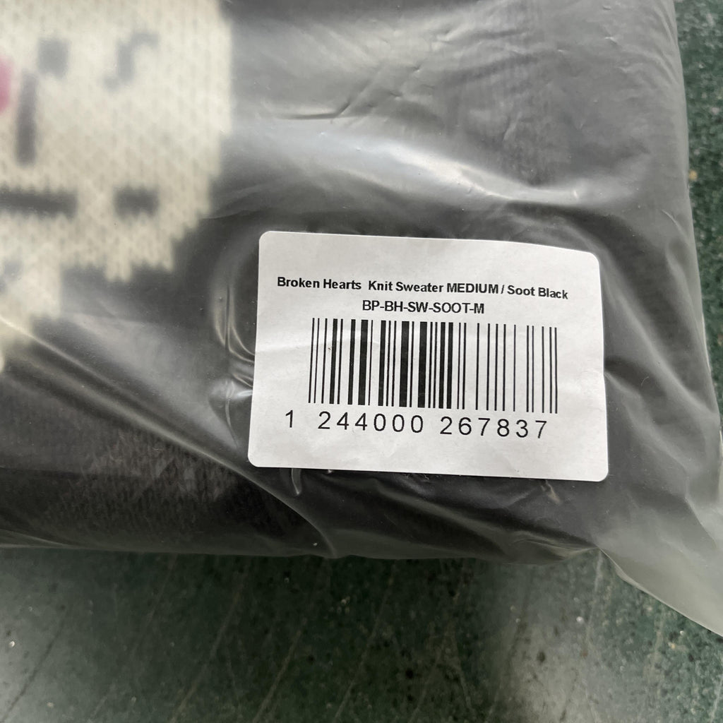 Broken P Skull Heart Sweater