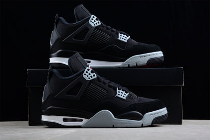 AJ4 Retro "Black Canvas"