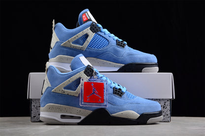 AIR JORDAN 4 RETRO "UNIVERSITY BLUE" AZUL 