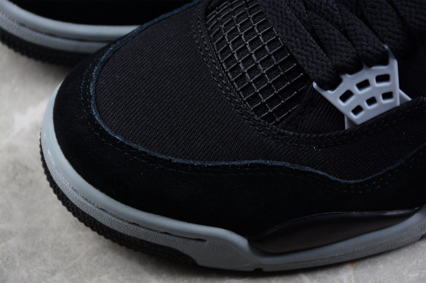 AJ4 Retro "Black Canvas"