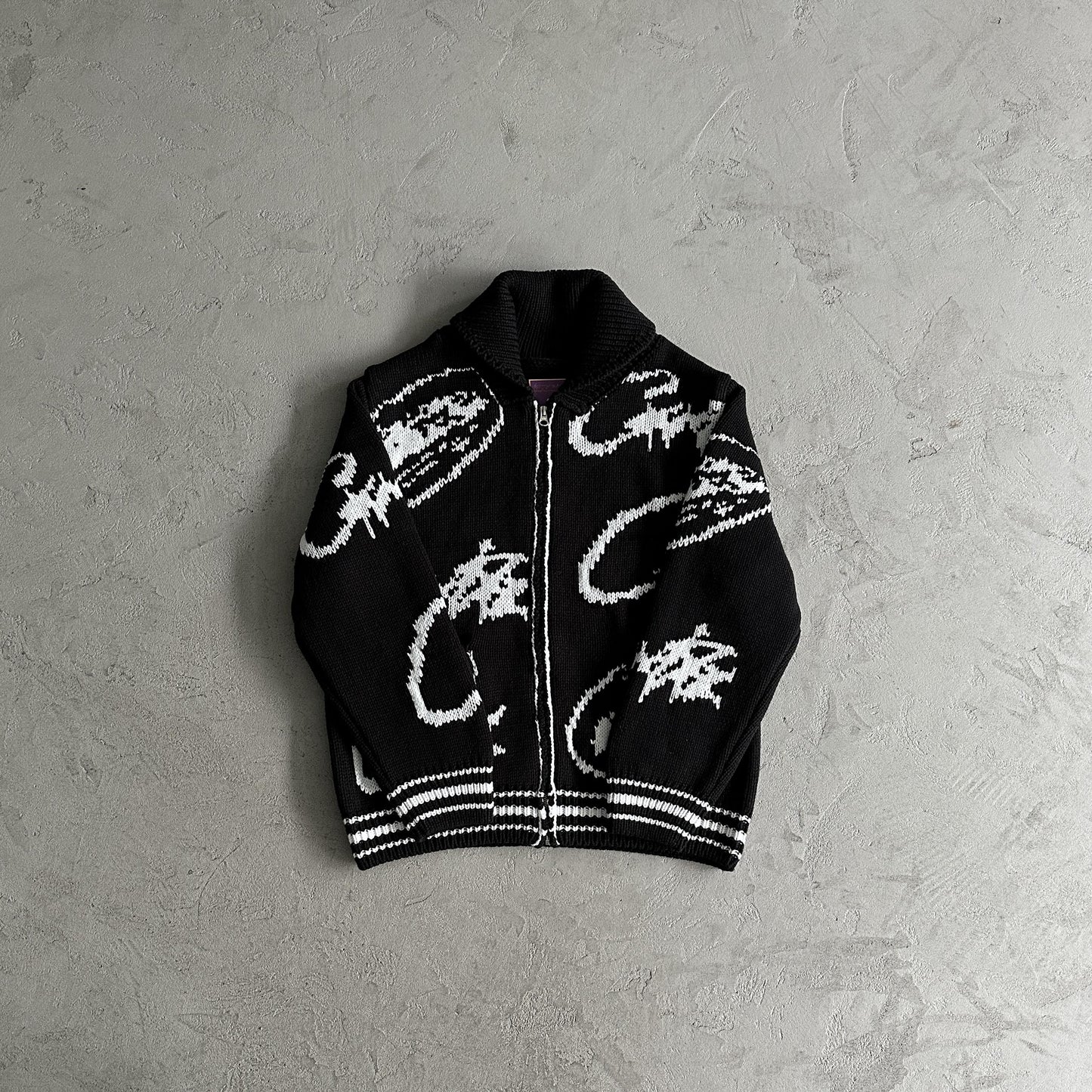 Corteiz schwerer Jacquard-Strickpullover