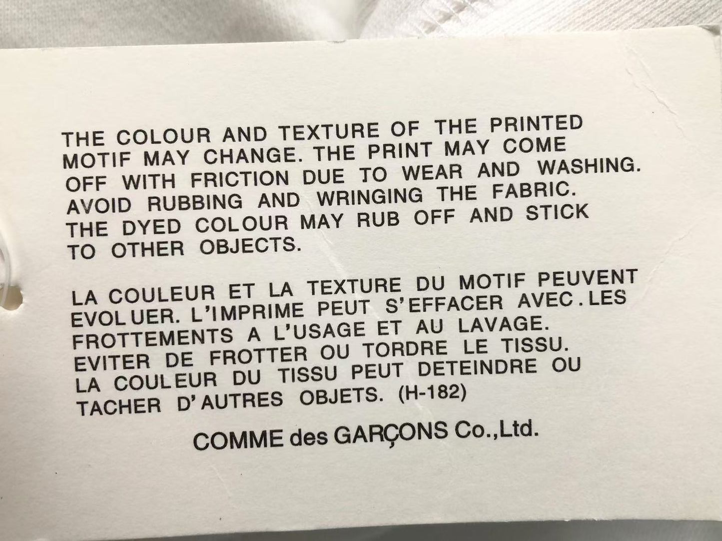 Comme des Garçons Zip Hoodie