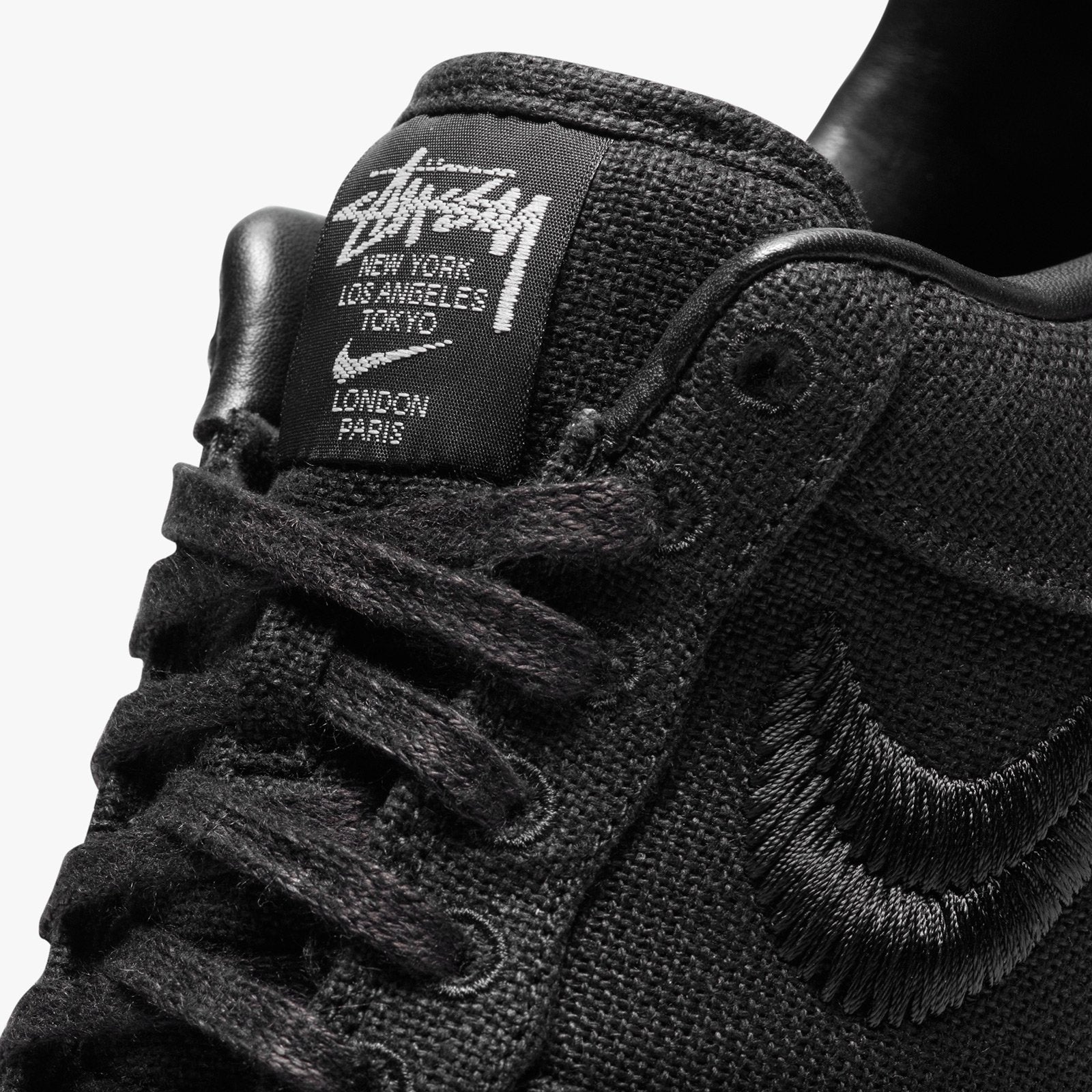 Nike x Stussy Air Force 1 Low Triple Black