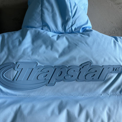 Trapstar Decoded 2.0 Kapuzen-Steppjacke Himmelblau
