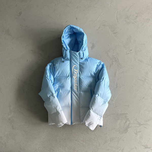 Trapstar Decoded 2.0 Kapuzen-Steppjacke Himmelblau