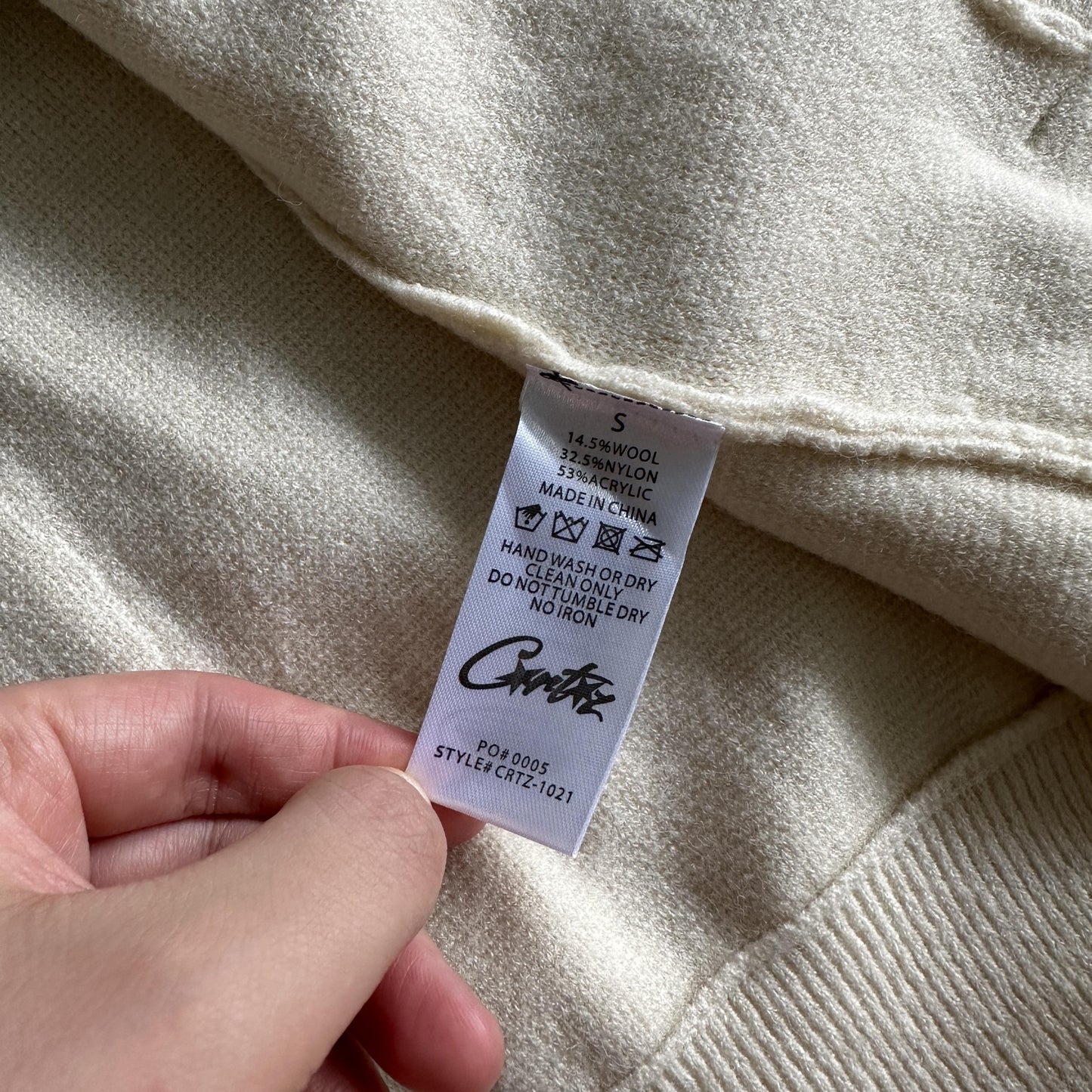 Corteiz Fleece Strickreißverschluss