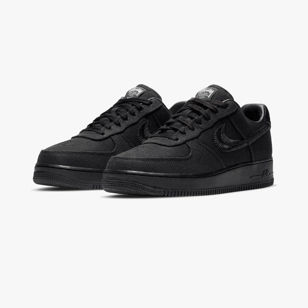 Nike x Stussy Air Force 1 Low Triple Black