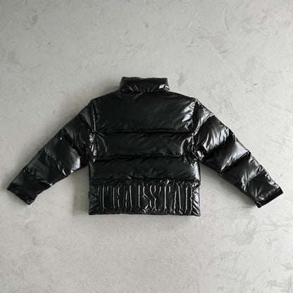 Trapstar Irongate Steppjacke mit Prägung, Schwarz