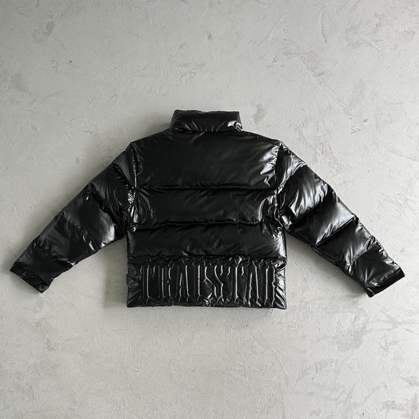 Trapstar Irongate Steppjacke mit Prägung, Schwarz