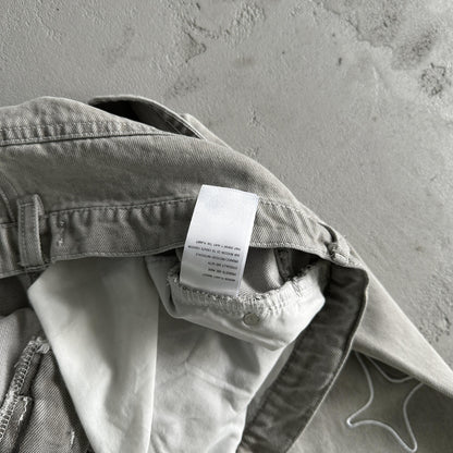 Broken Planet White Star Pants