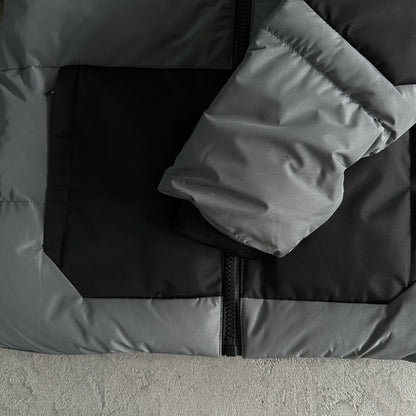 Trapstar Decoded Arch Steppjacke Schwarz Grau