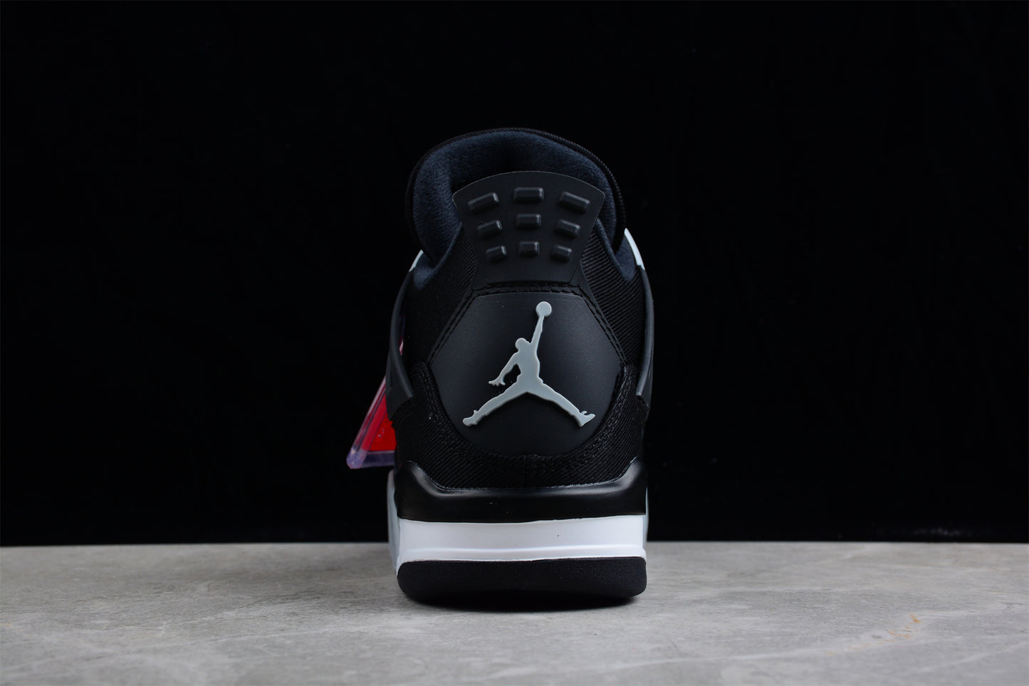 AJ4 Retro "Black Canvas"