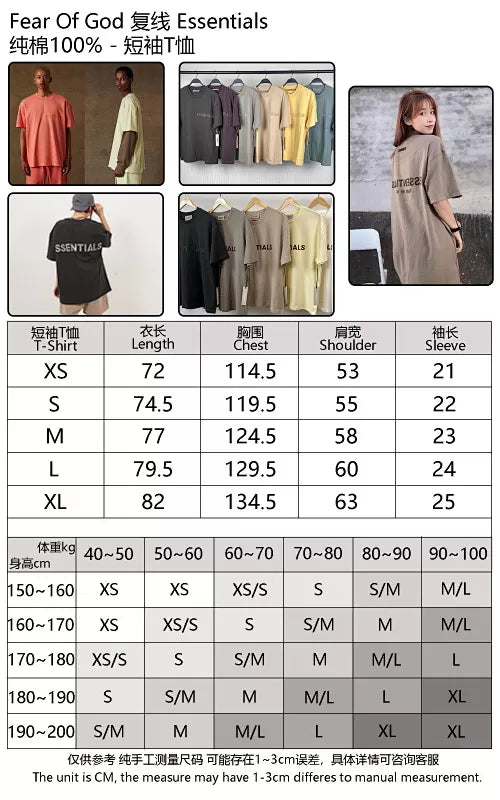FOG X Essentials 19ss Tshirt
