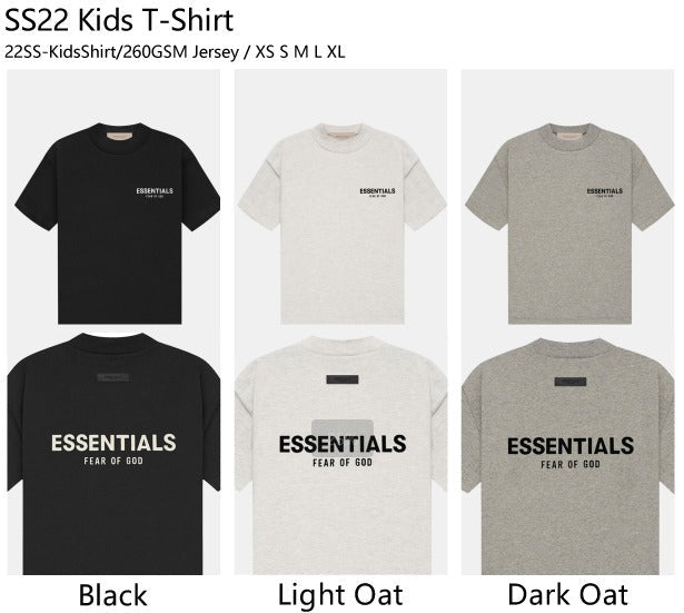 FOG x Essentials Tshirt Kids