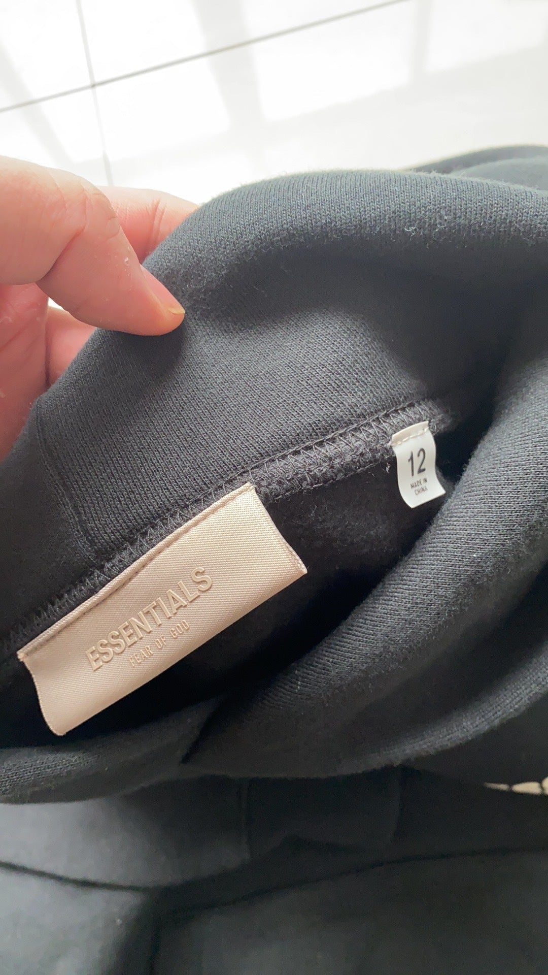 FOG x Essentials Hoodie Kids